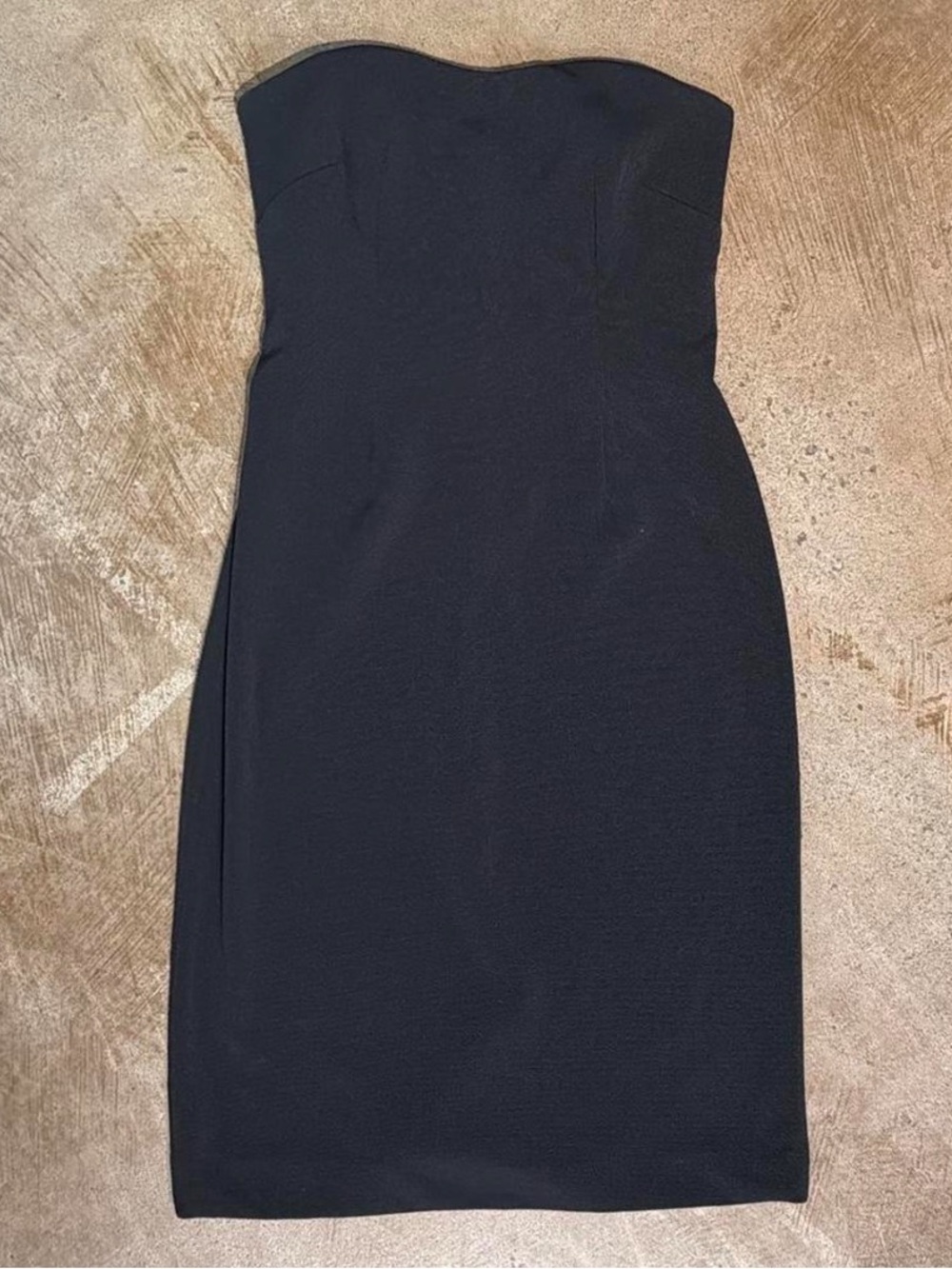 Banana Republic Strapless Black Mini Dress